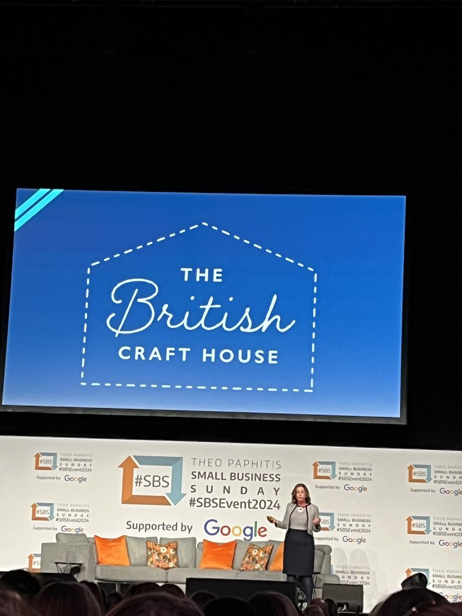 BBGlassDesigns's tweet image. Totally inspiring to see Susan Bonnar @BritishCrafting founder on stage talking about her journey @TheoPaphitis #SBSEvent2024 @TheSBS_Crew