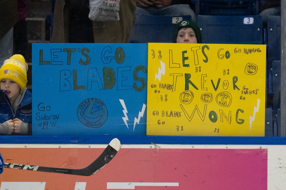 BladesHockey's tweet photo. Can't wait to see all your signs tonight! https://t.co/aL01takgmq