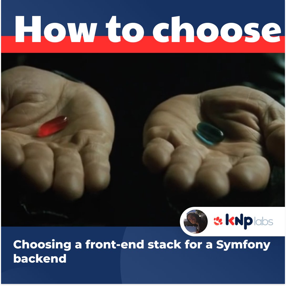 Each project has its own specificities &amp; the JS ecosystem is extremely rich. Find out how to determine what you need, with or without a strong background in front-end web issues. knplabs.com/en/blog/choosi…
#symfony #webdev #javascript #ssr #spa #react #vuejs #frontend #backend