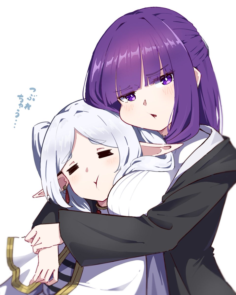ギュッとするフェルン
 #フリーレン  #フリーレンFA