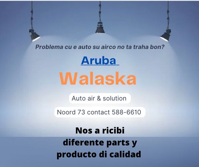 IsabelFinolS's tweet photo. Bon dia Bon dia ⚙️🔩☕️
 nos tin nos✨️ 🚘🔋
Bo ta buska parts🏁🏁🏁 pa bo auto 🚘🚖🚓🚒🛻🚚 Nos tine pa bo  ☝️🔝🥶
Pasa seka nos 🔝
 WAlaska Auto  Air Solution
Tel ☎️ 588-6610 
Cel 593-0391 📲  
PARTS BACK IN STOCK!! 
Visit us at Noord 73🏡  Aruba https://t.co/PYEVT0oUsq