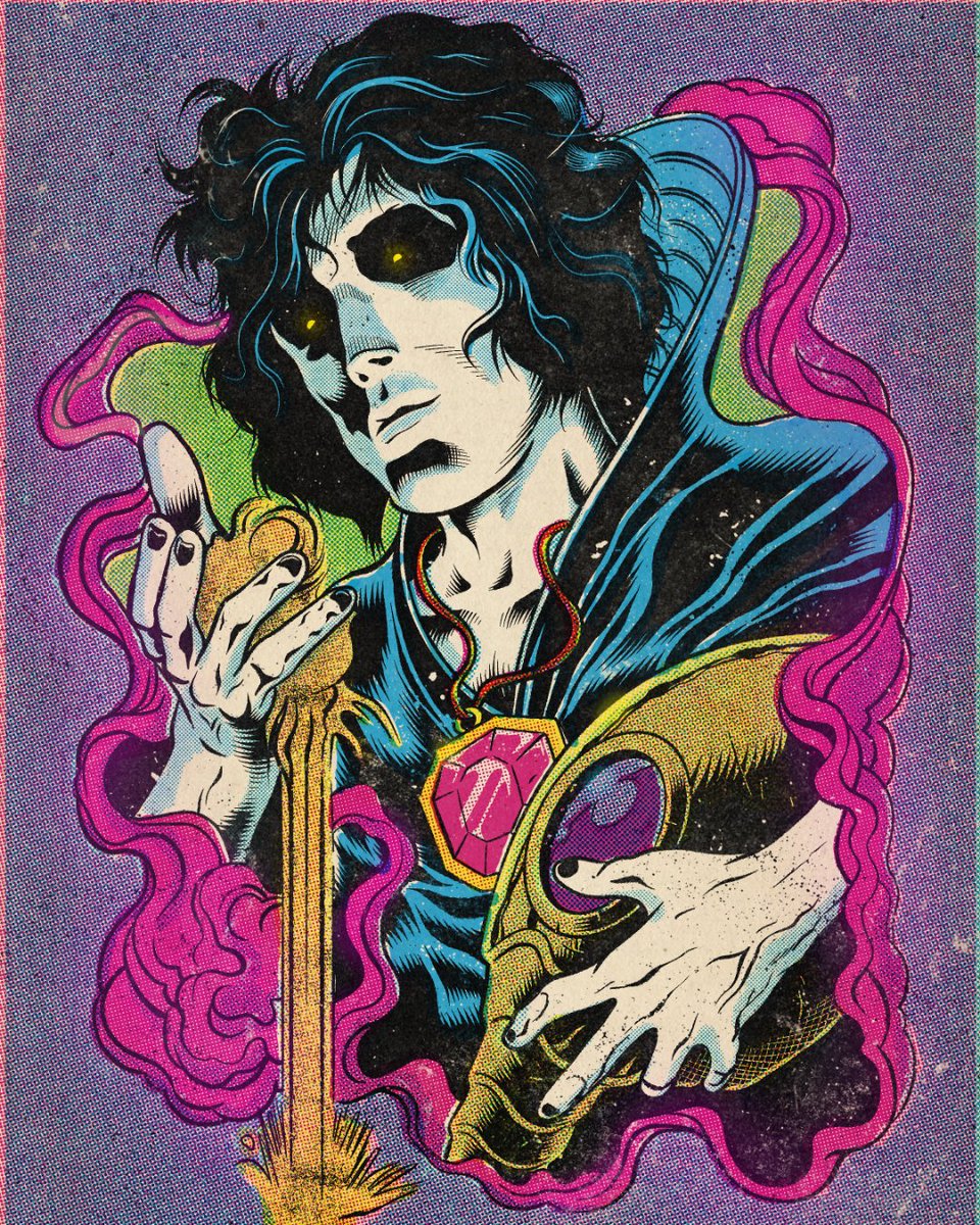 rlblackink's tweet photo. A recent #sandman commission. Check it out! Using @RetroSupplyCo #colorlab and @Procreate @DCOfficial #comics #ComicArt #morpheus @Netflix_Sandman https://t.co/268CcVnXHS