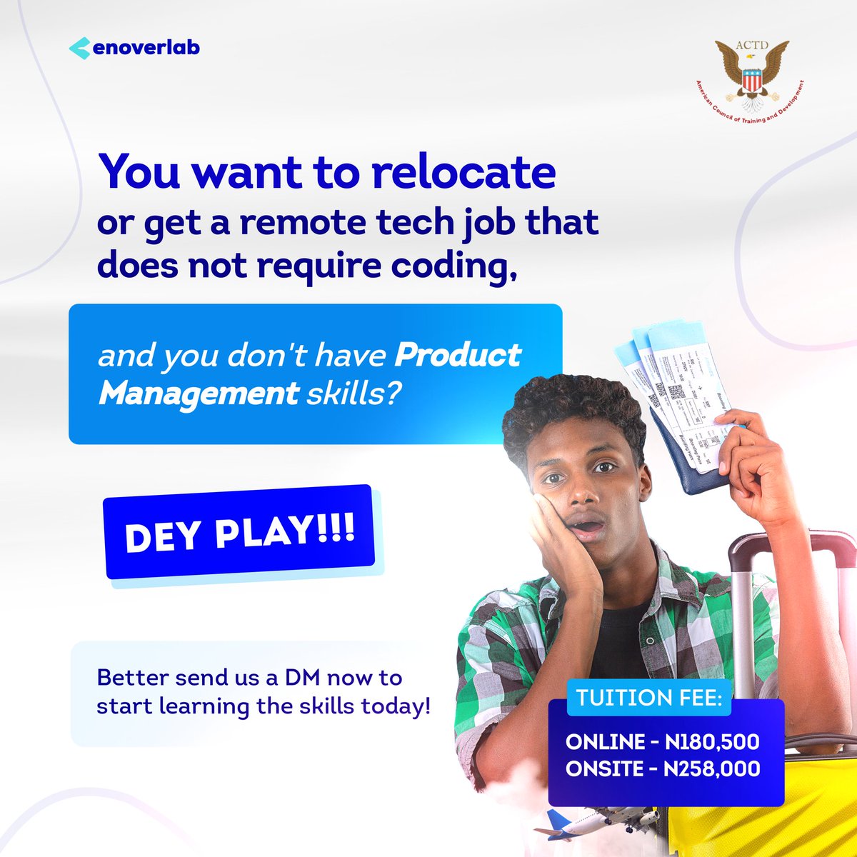 THE QUICKEST WAY TO ESCAPE POVERTY IS HERE! All you need to do is study the Product Management course with @enoverlab you can work/earn remotely or be sort after internationally. Get an international accredited certificate+ 12weeks training& 8weeks internship program (thread)