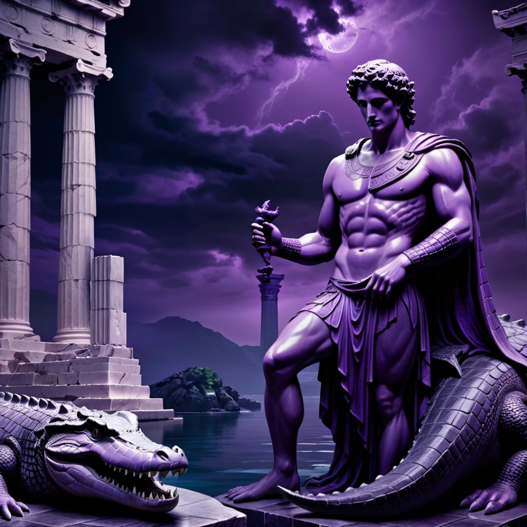 PythNetwork's tweet image. #Pythian art of the week 🔮

Love for gators the purple family 🟣

👨‍🎨 @pshaliwe, @Bats4, Planck, and Vitaly