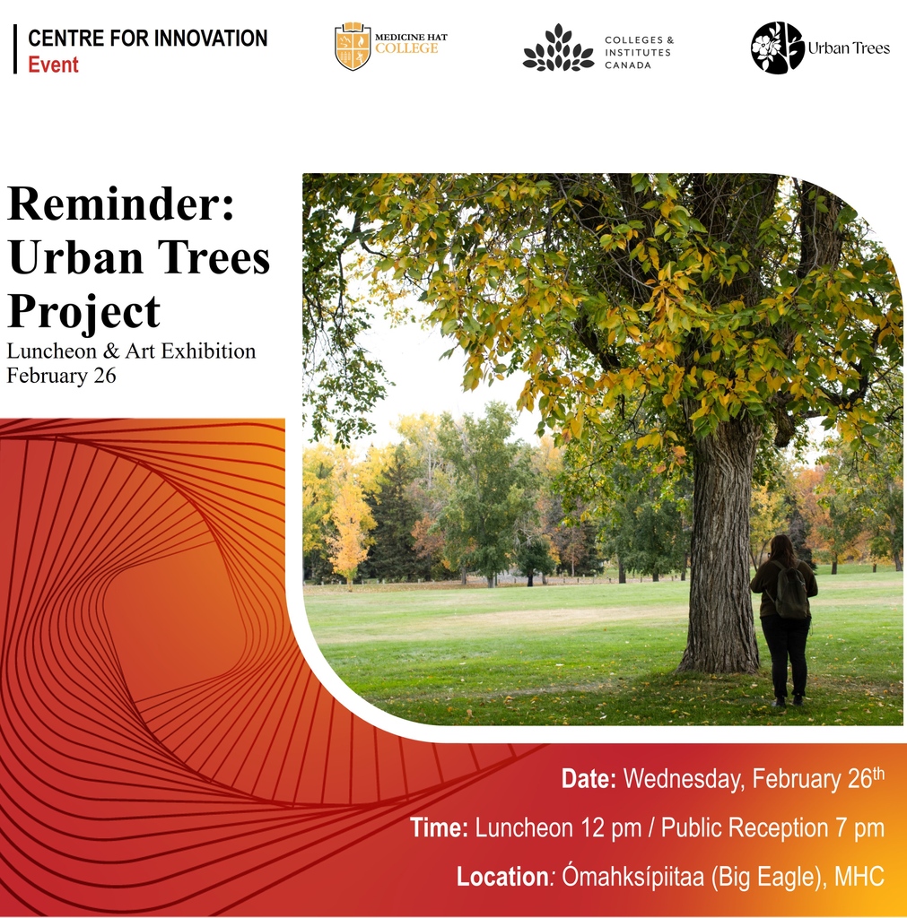 REMINDER; A multisensory art installation interactively visualizing data obtained from the Urban Trees Project will open on Feb. 26. The installation explores our connection with nature and expands on the theme of togetherness and belonging. Learn more: bit.ly/3TbzuWt