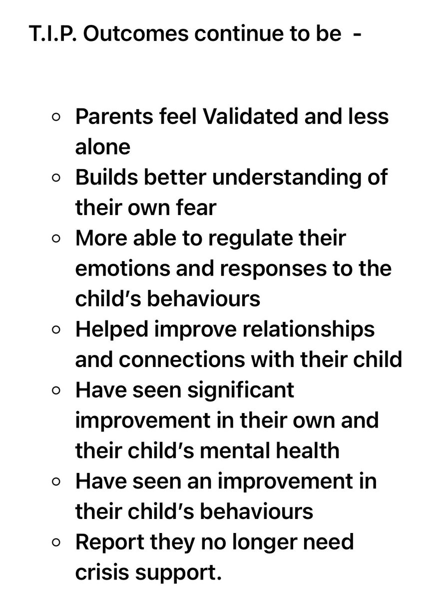 It was the TIP AGM last night. Love these outcomes from those have attended our Trauma Informed parenting. Workshops. This is why we do what we do. @ACEAwareNation