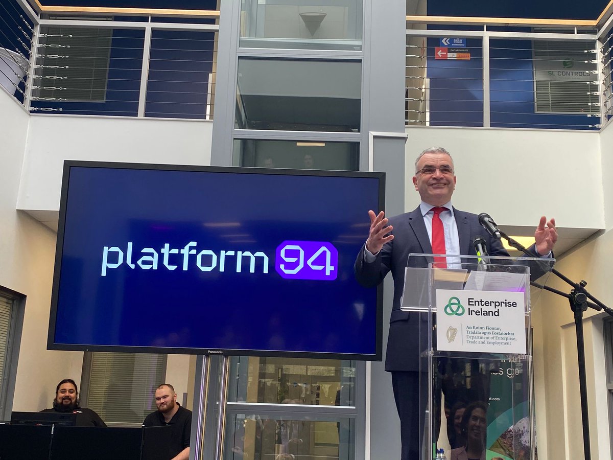 Great to open the new extension @platform-94 #Galway and re-affirm it’s #enterprise and #scaling mission. 

👏👏 to Noreen Conway, team &amp;board there-present and past <a href="/Entirl/">Enterprise Ireland</a> #west, #west ent plan <a href="/DeptEnterprise/">Department of Enterprise, Tourism and Employment</a> #enterprise #education partners in #west <a href="/GalwayChamber/">Galway Chamber</a> <a href="/West_BIC/">WestBIC</a>