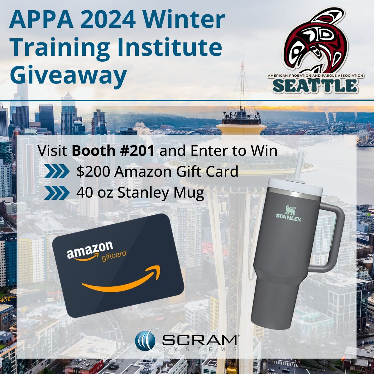 The APPA Winter Training Institute is just days away! Stop by SCRAM Systems Booth 201 to learn how our electronic monitoring solutions and software support probation departments and streamline client supervision.

#MakingADifference #APPA2024 #CommunityCorrections #Probation