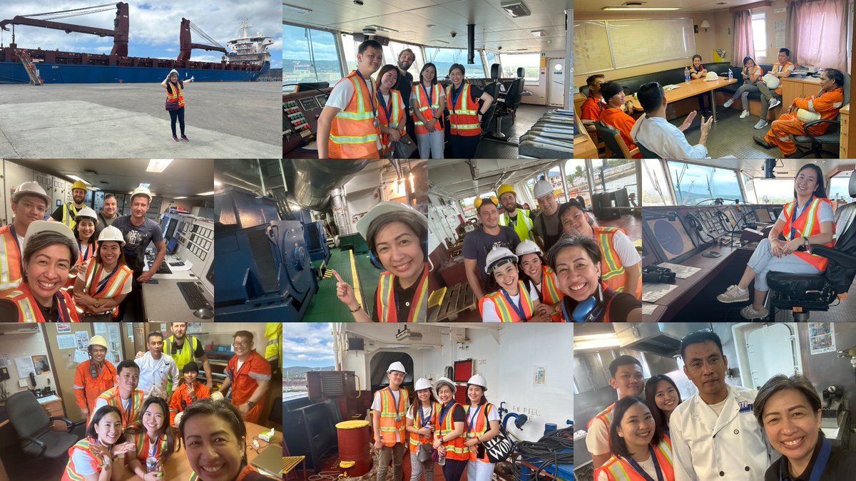 Thxs to Port Batangas, Master & Crew of BBC Onyx for facilitating visit by team in HR + Operations. Great opportunity to familiarize with onboard life & speak to seafarer colleagues. All about understanding, collaboration, support! ⚓️🌏ℹ shorturl.at/gMT15 #MarlowNavigation