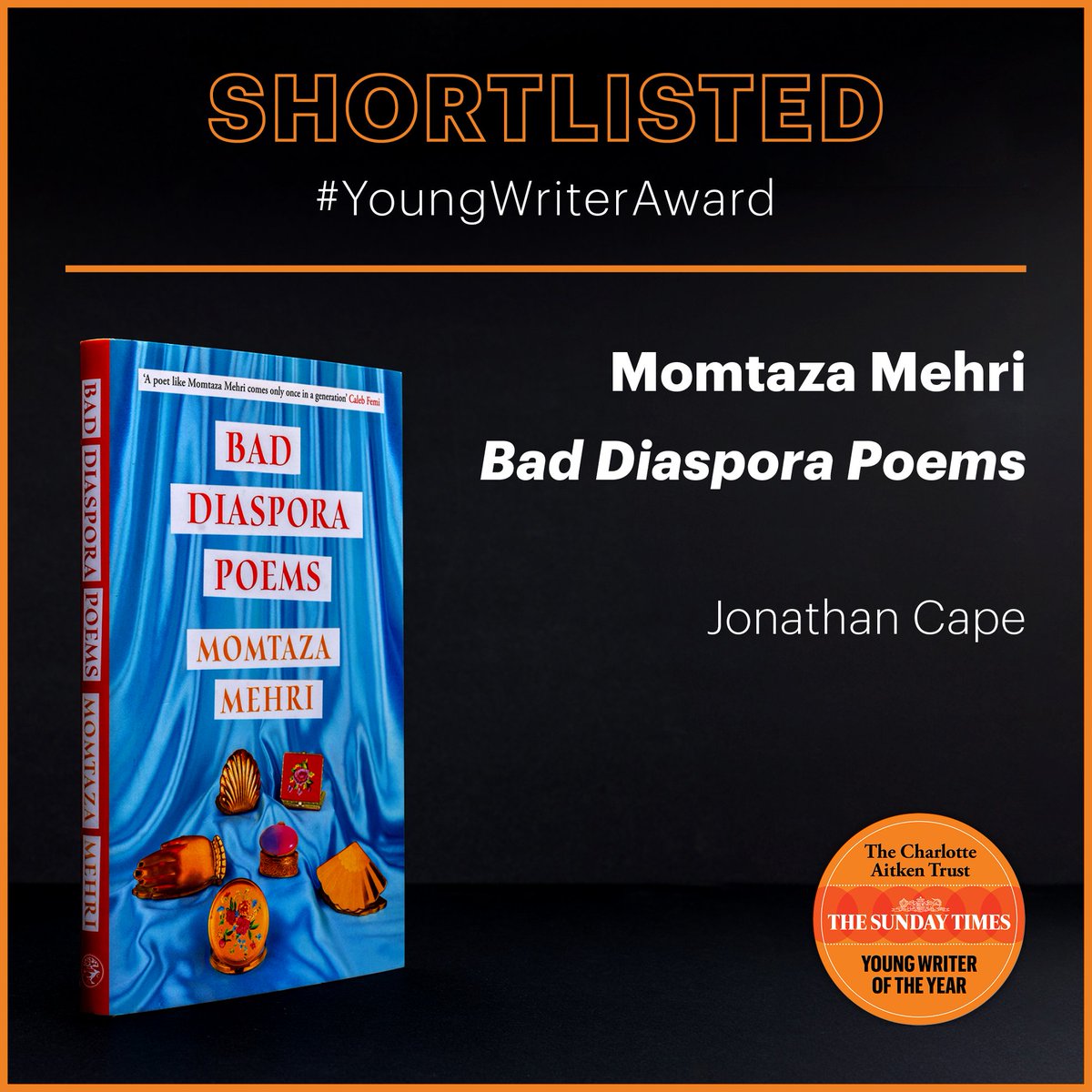 Congratulations to all of the writers in the Sunday Times Young Writers’ Prize shortlist!

📕 A Flat Place by Noreen Masud
📗 Bad Diaspora Poems by Momtaza Mehri
📘 Close to Home by Michael Magee
📙 The New Life by Tom Crewe

#YoungWriterAward @YoungWriterYear