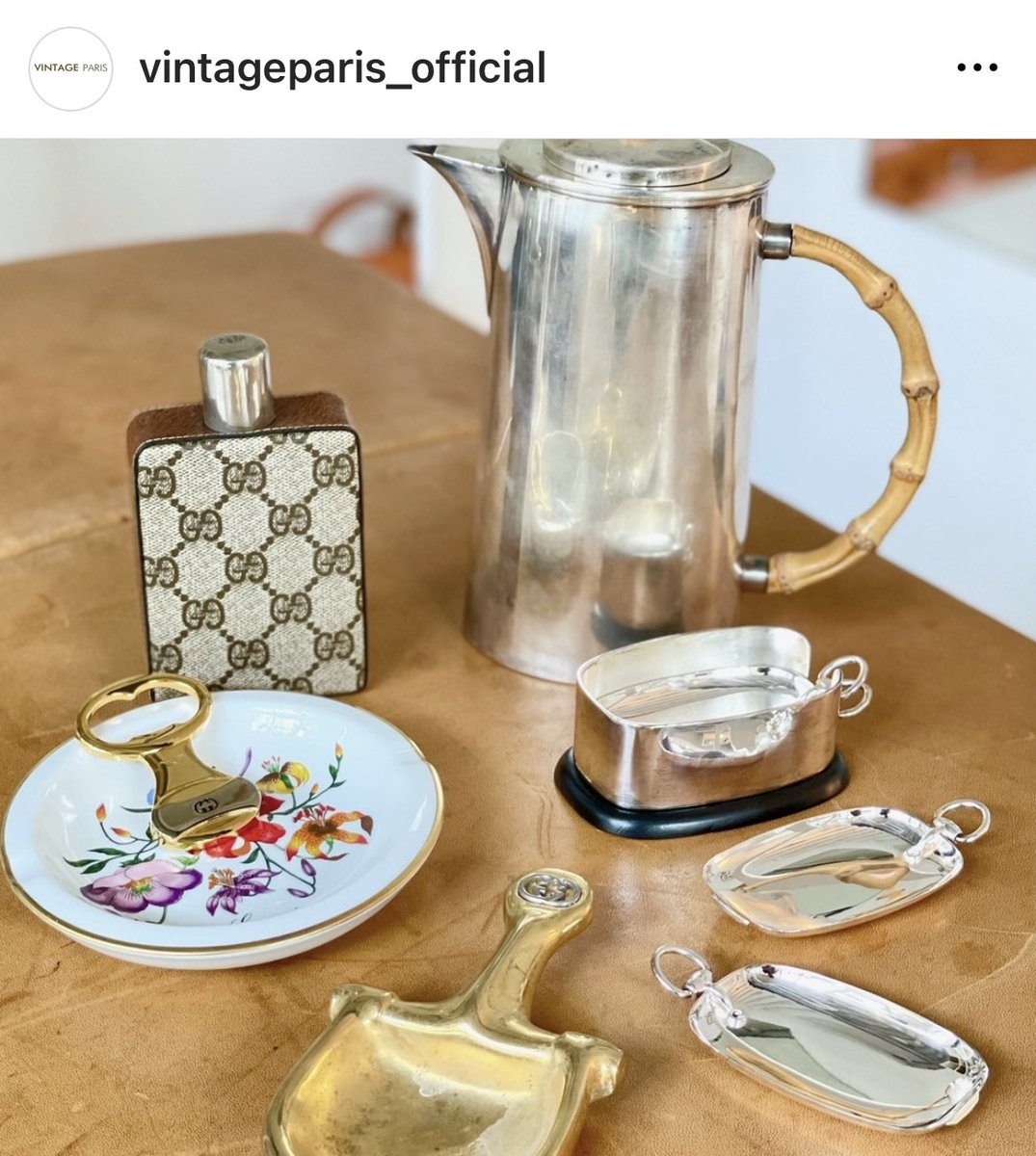 VINTAGEPARISFR's tweet photo. Gucci vintage Home accessories https://t.co/zs6n5XOD2W