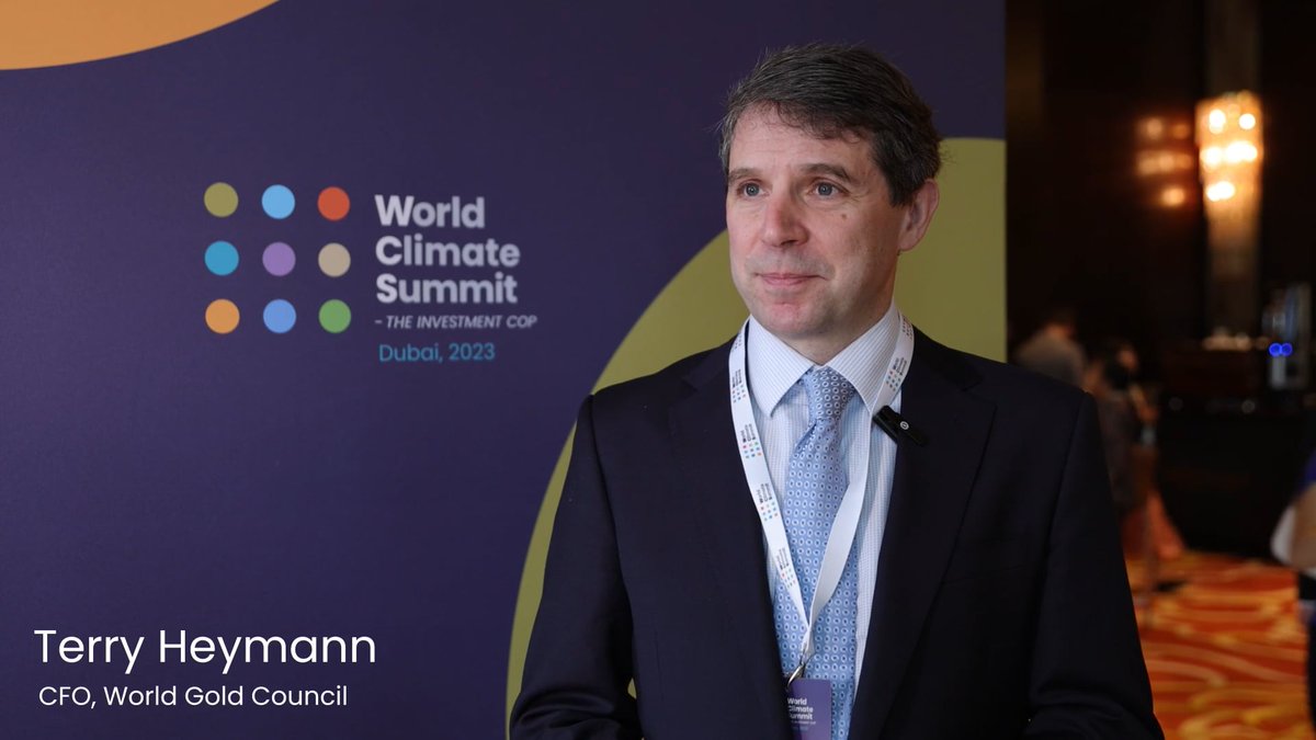 'We need economic activity as a driver of development, as we work collectively as a global economy to limit emissions and to keep to the 1.5-degree target.” - Terry Heymann, CFO, World Gold Council More insights from World Climate Summit, as Terry Heymann, CFO at…