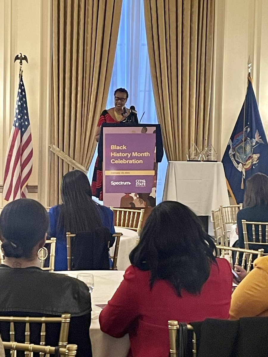 Thank you to New York Urban League President & CEO @arvarice for joining us as keynote speaker at today’s Black History Month Celebration, sponsored by @CharterGov!