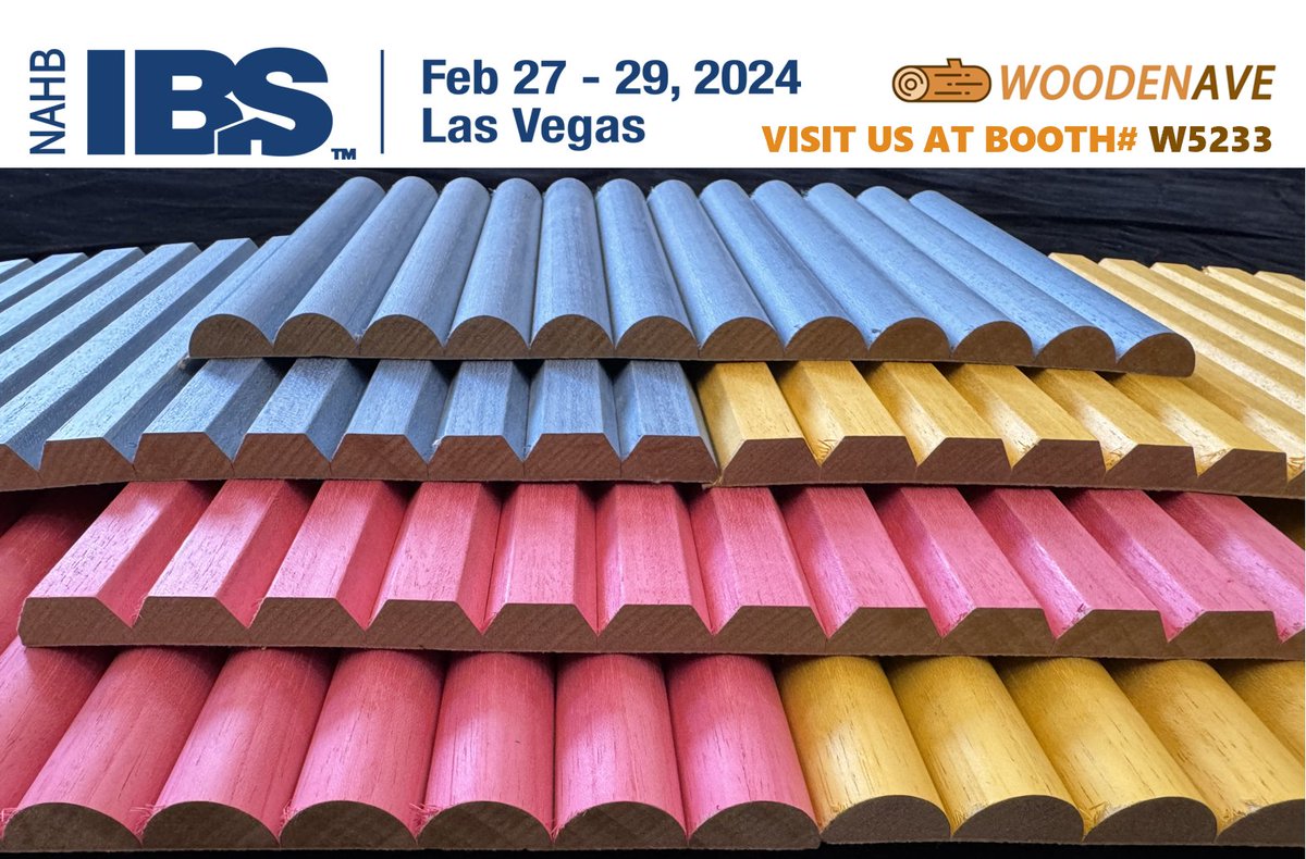 NAHB International Builders’ Show® (IBS)
Las Vegas Convention Center.
February. 27-29, 2024.
VISIT US AT BOOTH# W5233

See our Reconstituted Veneer, Matched Veneer, Veneer rolls, Fluted Wall Panels, Tambour Panels, Milled Panels, and other decorative products.

#tambourpanels