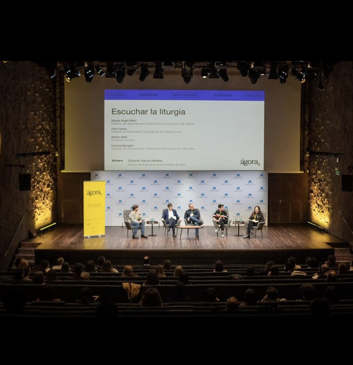 Muy contentos de haberparticipado en @agoraclasica, un foro de reflexión y debate sobre la situación de la #músicaclásica. La directora del Festival Internacional de Panticosa, Carmen Esteban, ha participado en la mesa de debate sobre la audiencias. 🎼 📸 @agoraclasica