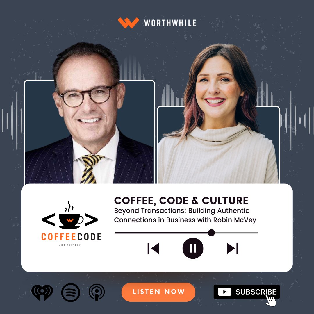 In today's episode of Coffee, Code &amp; Culture, April chats with Robin McVey, the visionary behind Credex Corporation and Founder of Suriance, Inc.

Hit subscribe, and let's elevate our understanding of building authentic connections. 

youtu.be/d2xJc0s5f64?fe…