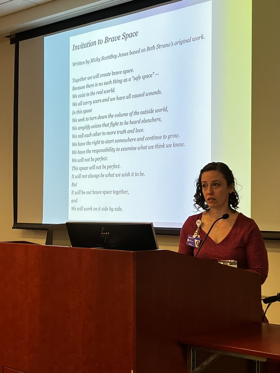 Leah Tatebe (@leahtatebe) on Twitter photo Amazing talk this morning from our <a href="/purplesurg/">NW Gen Surg Residents</a> APD <a href="/TheZenOfSurgery/">Rebecca Williams-Karnesky, MD PhD MEdPsych</a> on bias is assessments. LOVE this poem!! #BraveSpace Amazing talk this morning from our <a href="/purplesurg/">NW Gen Surg Residents</a> APD <a href="/TheZenOfSurgery/">Rebecca Williams-Karnesky, MD PhD MEdPsych</a> on bias is assessments. LOVE this poem!! #BraveSpace