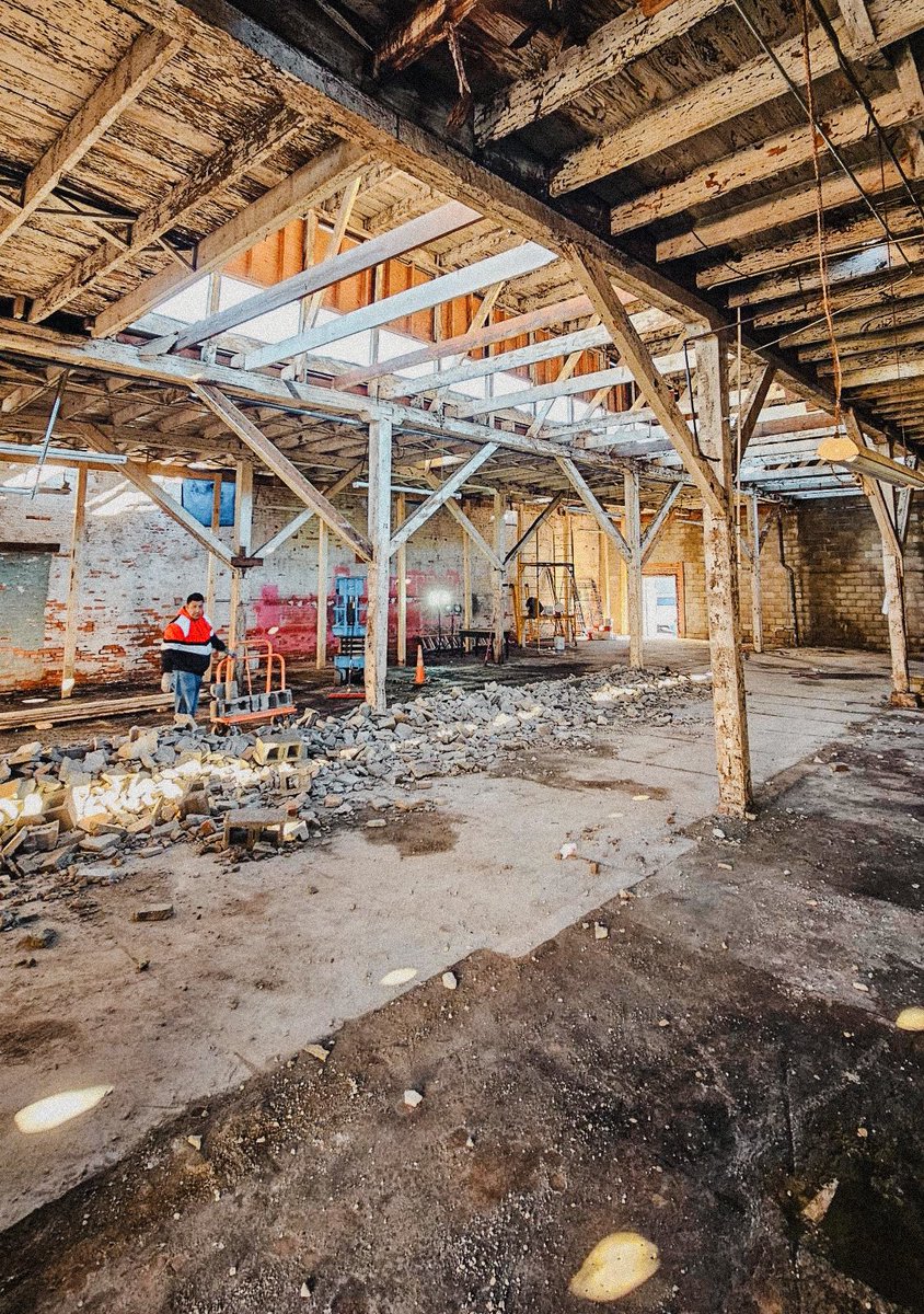 firemakerbeer's tweet photo. Demo has officially started at our Griffin location! 🔨

We’re so excited to build this place out and have community input from our Griffin Fire Makers! 🔥

What activities would you like to see at Fire Maker Griffin? 👇

#taproom #brewery #griffinga #communityhub https://t.co/63L9S7j8Lr