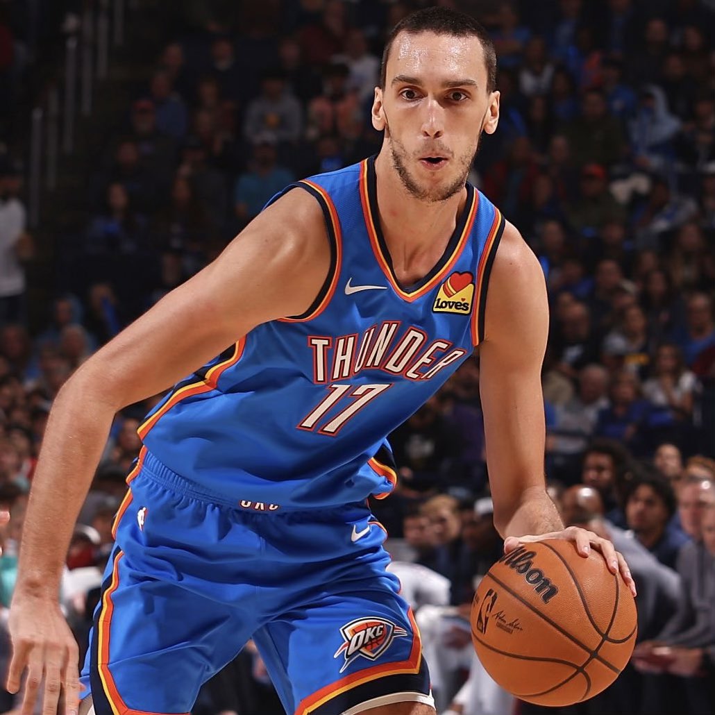 ShamsCharania's tweet image. The Oklahoma City Thunder are waiving Aleksej Pokusevski, sources tell @TheAthletic @Stadium. Pokusevski was the Thunder's No. 17 pick in the 2020 NBA Draft and played 150 games across almost four years.