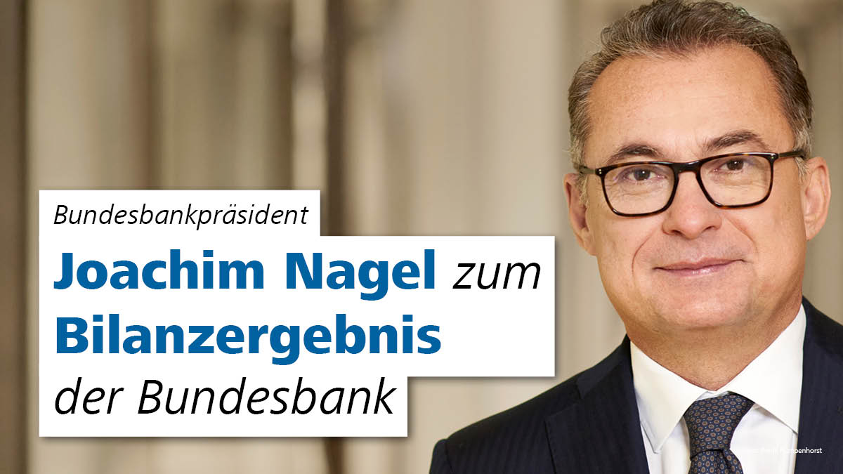 bundesbank's tweet image. „Die Bilanz der Bundesbank ist solide. Die Bundesbank kann die finanziellen Belastungen tragen, denn ihre Vermögenswerte sind erheblich größer als ihre Verpflichtungen“, sagte Bundesbankpräsident #JoachimNagel zum #Geschäftsbericht 2023. bundesbank.de/livestream #Bilanz