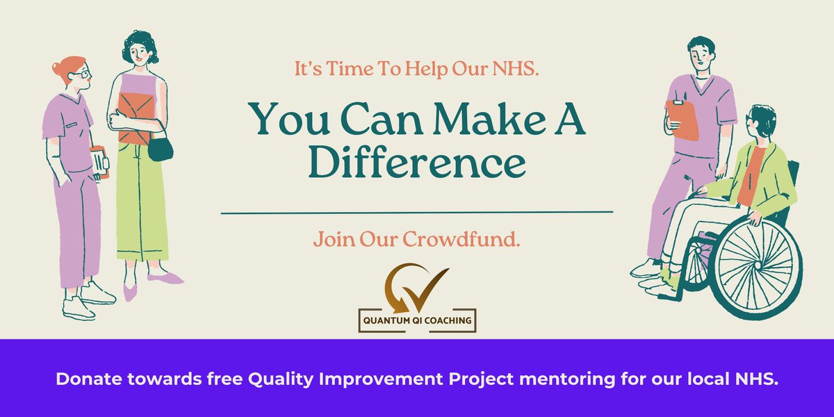 📢Have you heard the news? Today we launched a crowdfunding campaign to help offer free quality improvement coaching to at least 5 local NHS hospital teams or community services in Hampshire and Isle of Wight. 😀Find out more here and join our crowdfund: crowdfunder.co.uk/p/quantum-leap