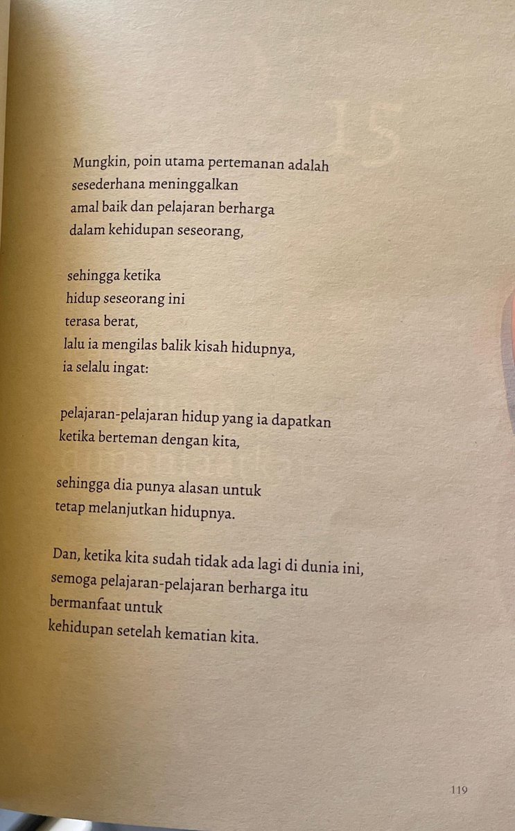 AlviSyhrn's tweet photo. 'NGAPAIN TEMENAN KALAU FRIENDS COME AND GO?'

Mungkin, poin utama pertemanan emang bukan tebtang siapa yang jadi sahabat sampai nanti.

Mungkin, poin utama pertemanan adalah... https://t.co/euMZEPICMO