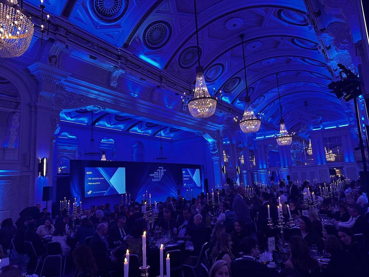 Last night we had the privilege of running the 2024 Trade Association Awards for our client @taforum. It's the 3rd year we've run the awards and was the biggest & best ever with 350 people from across the UK #tradeassociation sector. Huge congrats to all the winners!

#TAFAwards