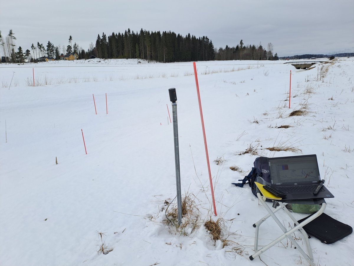 Vettä ja sen mukana kaikkea muutakin virtaa melkoisesti eteläisessä Suomessa sydäntalven kuukausinakin -seuranta jatkuu <a href="/mvtt_ry/">Maa- ja vesitekniikan tuki ry</a> ja <a href="/SuomenAkatemia/">Suomen Akatemia | Research Council of Finland</a> rahoittamana. + loistavat keskustelut vesien- ja ravinteiden hallinnasta  viljelijöiden kanssa,  niin asiantuntevia ammattilaisia.