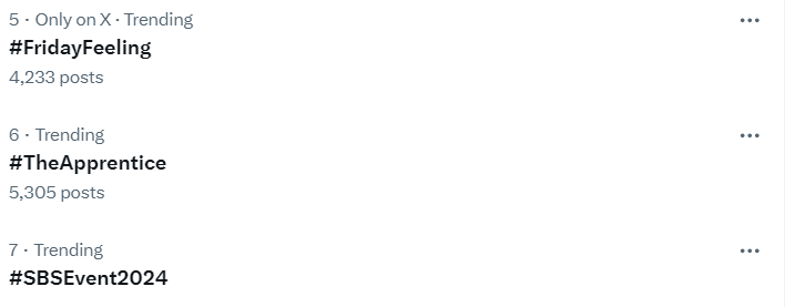 TheSBS_Crew's tweet image. Up to number 7! Let&apos;s give #TheApprentice a run for its money! #SBSEvent2024