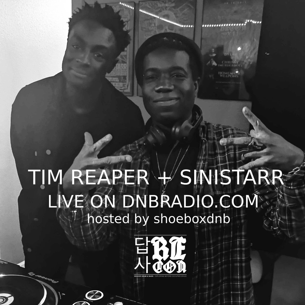Listen back 🎤 shoebox x TIM REAPER x SINISTARR extended mix recorded Feb 21, 2024 LIVE on @dnbradio soundcloud.com/dnbradio/recon… via @ReconDNB <3 #jungleimafraid #drumandbass #footwork #juke #hardcore #jungle