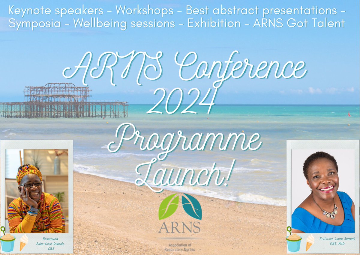 PROGRAMME LAUNCH – ARNS are very excited to release the 2024 conference programme! arns.co.uk/programme/