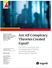 NEW! Our Zeitschrift für Psychologie Special Issue: 'Are All Conspiracy Theories Created Equal? The Form, Functions, and Consequences of General Conspiracy Mindsets versus Specific Conspiracy Beliefs' with @olivier_klein @alekscichocka Biljana Gjoneska! econtent.hogrefe.com/toc/zfp/current