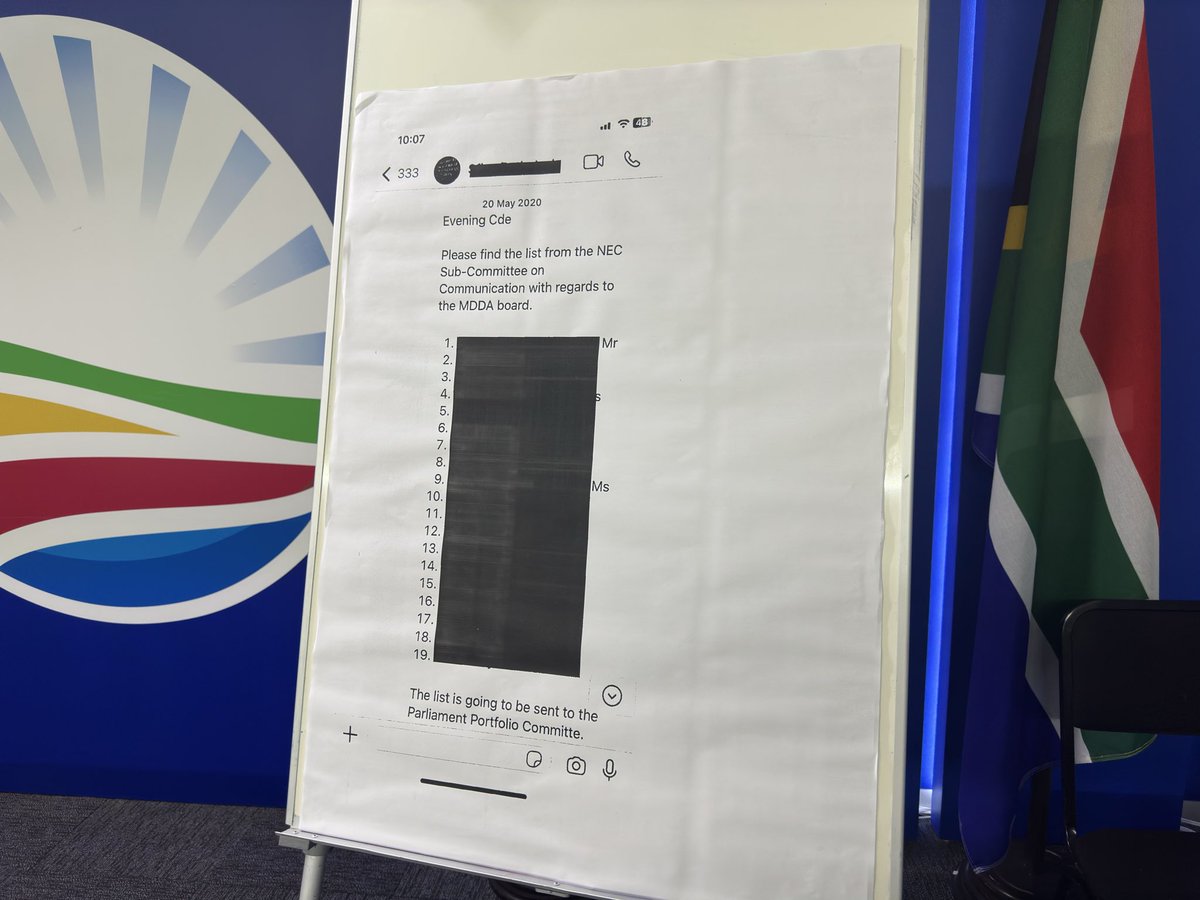 jsteenhuisen's tweet photo. The DA will not relent in our battle against ANC cadre deployment corruption until we have outlawed and abolished this scourge from the face of South Africa. #CadreDeploymentRecords #CadreGate https://t.co/DKLx3Qn2pW