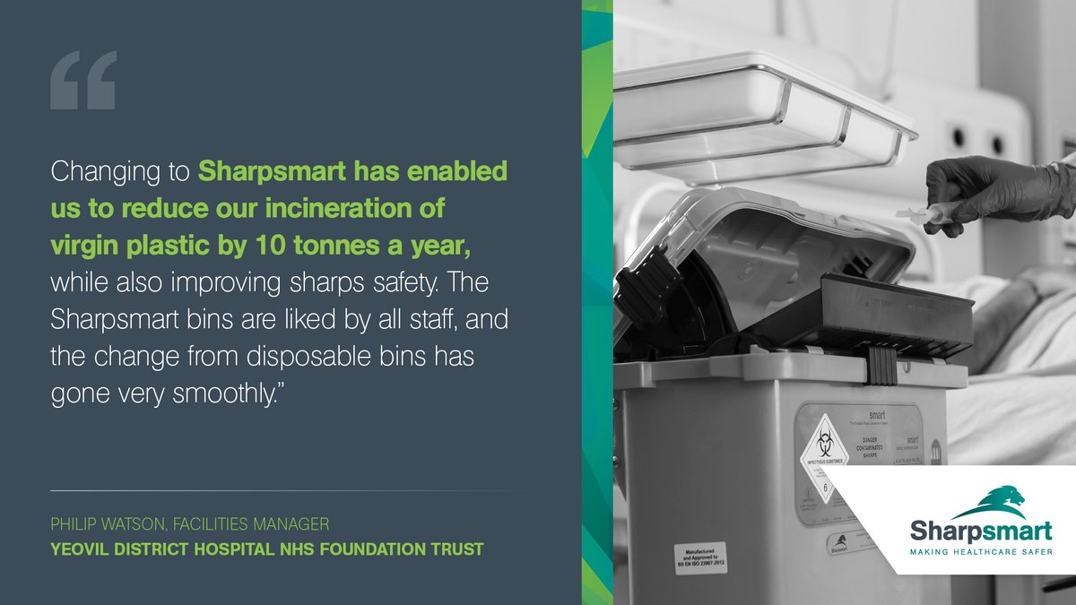 This feedback from our customer really struck a chord…

See the full case study. 👇

info.sharpsmart.co.uk/l/984121/2023-…

#Healthcare #HealthcareWaste #ClinicalWaste #HealthcareWasteManagement #SharpsWaste #NetZeroNHS