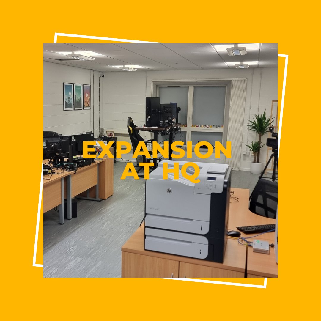 We hear you can you really get excited about a photo of desks! Answer: yes, when it means your business is growing and you can employe more people. Exciting year ahead, #HappyFriday  #liveevents #OfficeSpace