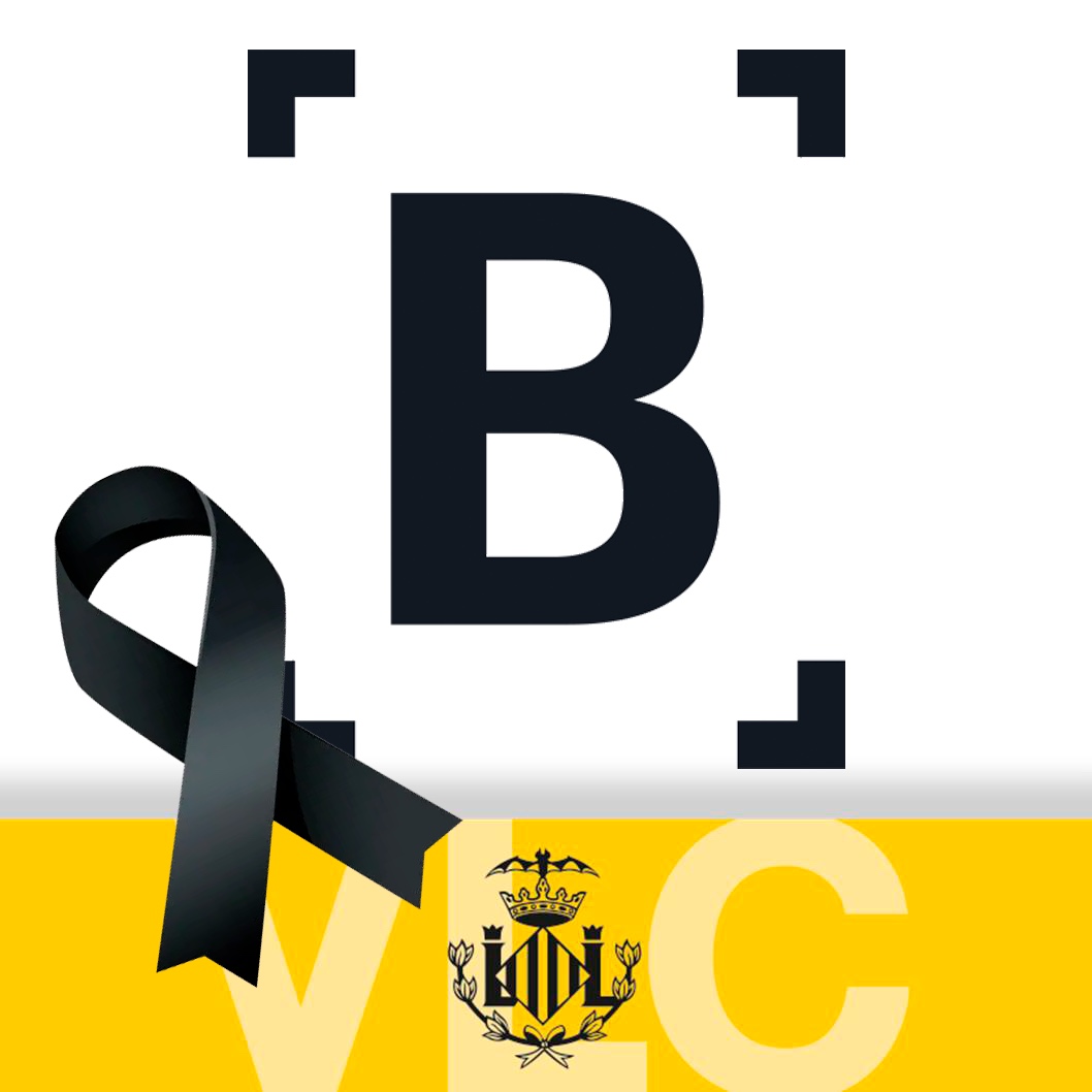 BMValencia's tweet photo. ⚫ L' @AjuntamentVLC ha decretat tres dies de dol per les víctimes de l'incendi d'ahir

👉🏻 Se suspenen totes les activitats culturals previstes per a este cap de setmana a les BM de Benimaclet, Marxalenes i Botànic

Tot el nostre suport als afectats i els serveis d'emergències https://t.co/6TJHHXCyQC