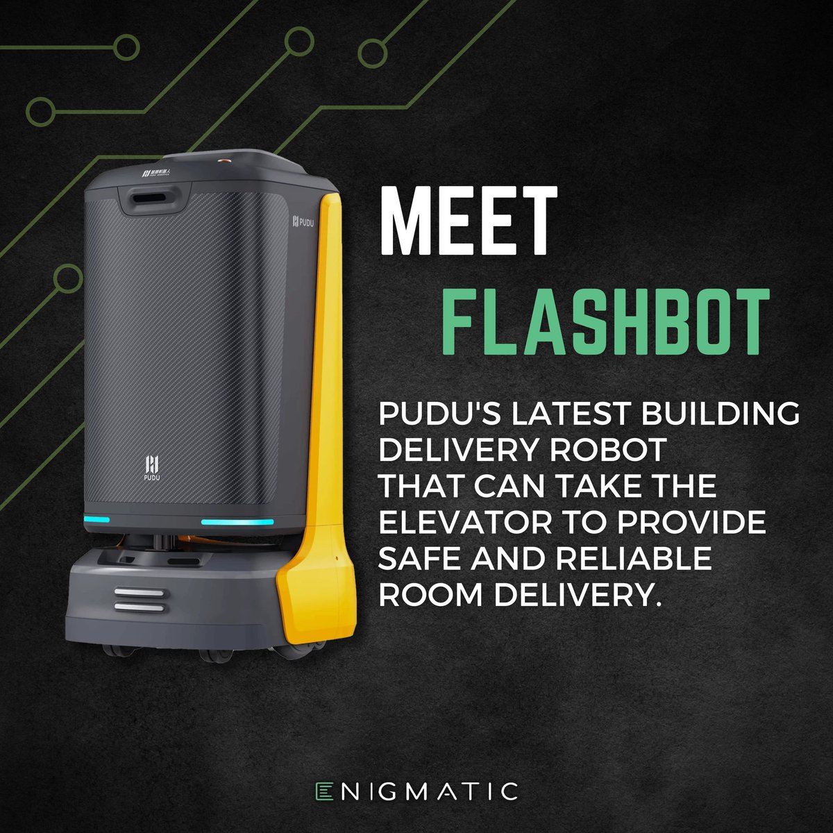enigmaticksa's tweet photo. 🚀 Say Hello to FlashBot: Pudu's Latest Building Delivery Pro! 
🌟 Elevate your delivery experience with safety and reliability!

https://t.co/PNDGANImLz

 #روبوتات #الذكاء_الاصطناعي #شاشات #شاشات_اعلانية #روبوت_توصيل https://t.co/JbniIvsJK7