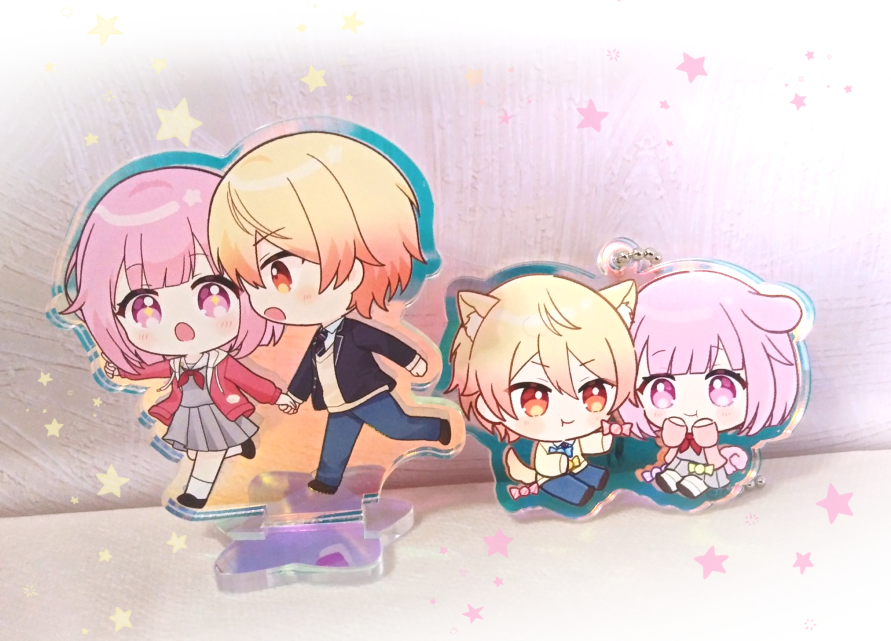 etilgrdn's tweet photo. 新作二点こんな感じになってます！🌟
#hoshiame4 #司えむ https://t.co/z2jgUGk5a9