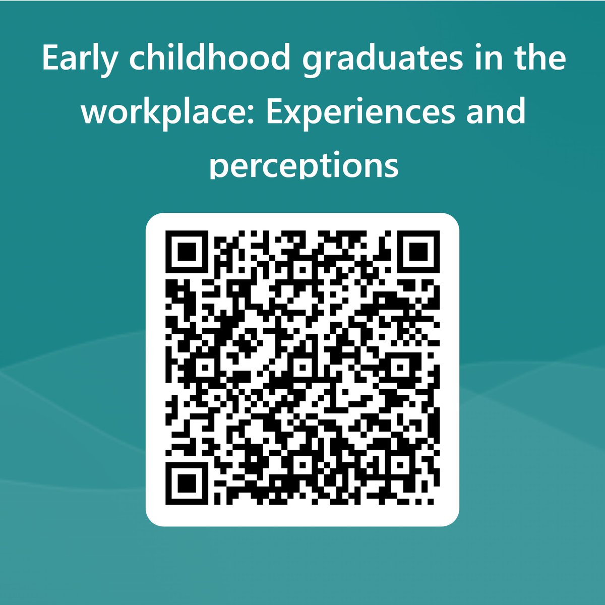 📣 Are you an Early Childhood Studies Graduate? 📣 If so, we'd value your input into our survey about your workplace experiences and your degree. This survey is part of a research project funded by the @ECSDNetwork . Please do RT😊 Survey and Info: lnkd.in/e4MjxX5t