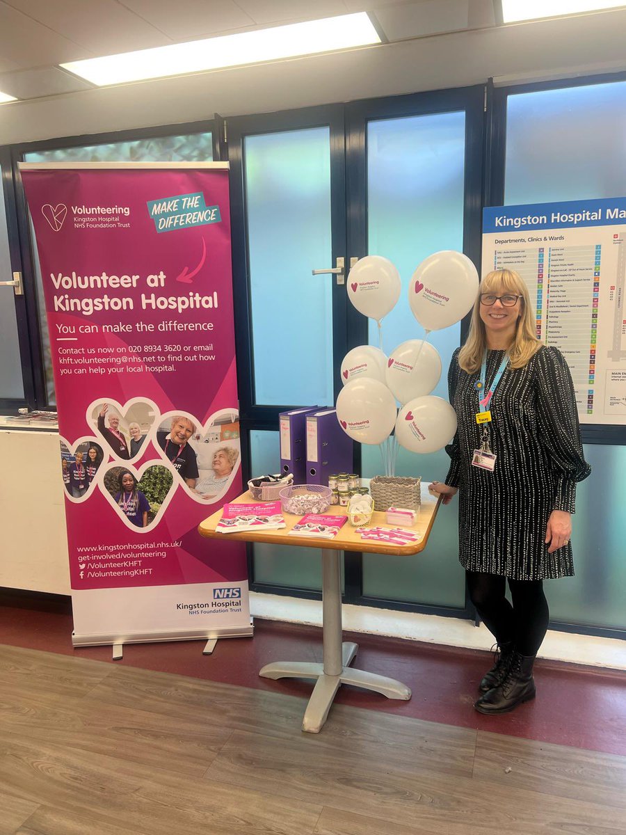 Volunteering Services (@krftvolunteers) on Twitter photo Would you like to support your local hospital and community? If so please come and visit us at the front of Kingston Hospital to discuss our exciting opportunities @KingstonHospNHS and <a href="/HRCH_NHS/">HRCH NHS Trust 💙</a>. We are here for the next 8 weeks (Fridays / 10am - 3pm) Would you like to support your local hospital and community? If so please come and visit us at the front of Kingston Hospital to discuss our exciting opportunities @KingstonHospNHS and <a href="/HRCH_NHS/">HRCH NHS Trust 💙</a>. We are here for the next 8 weeks (Fridays / 10am - 3pm)