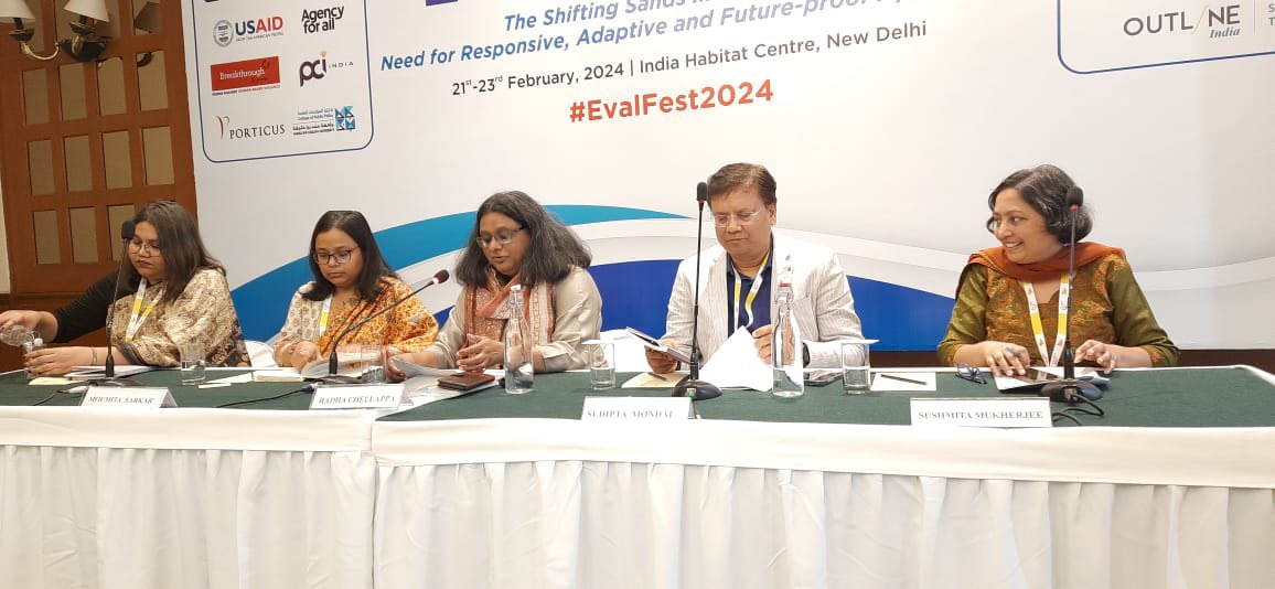 Delighted to be part of a panel in the Evalfest today and spoke about our #NASEM funded PEER project - Young Wives and their family planning behaviour.