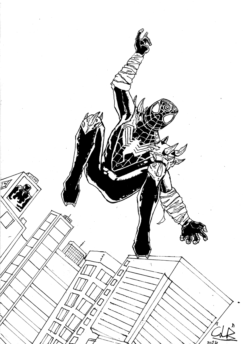 clbcomicart's tweet photo. KING IN BLACK SPIDER-MAN.

I finished Spider-Man 2 and I LOVED it so I thought I would do some more Spider-Man fanart. I have to say that the King in Black suit is my favourite suit. I love the @Doncates and @RyanStegman run on Venom after all.

#SpiderMan #fanart #Marvel https://t.co/ILXaKnJ1Qj