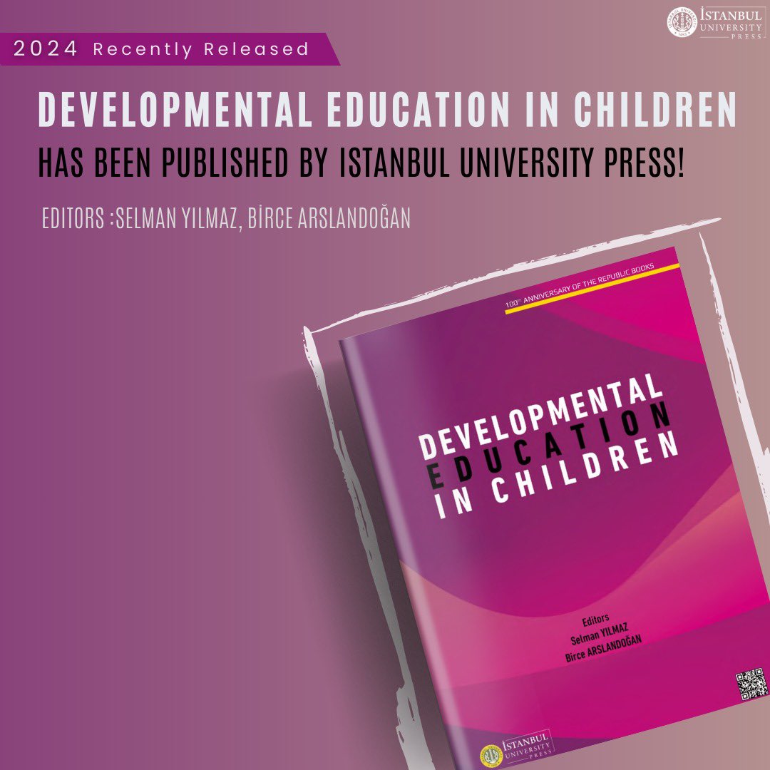 📚We are pleased to share with you this recently published book on 'Developmental Education in Children'. To access the full book, please click on the following link 👉 iupress.istanbul.edu.tr/tr/book/develo… #istunipress #academicchatter #childeducation #books