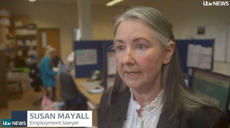 Pearson's Employment Partner Susan Mayall features on the national evening news on #ITV on the topic of #menopause in the workplace.  

Susan at 1:52 seconds:  ow.ly/SFay50QH3Qm 

#Menopauseintheworkplace
#EmploymentSolicitors
#Disability
#Grievance
#ReasonableAdjustments
