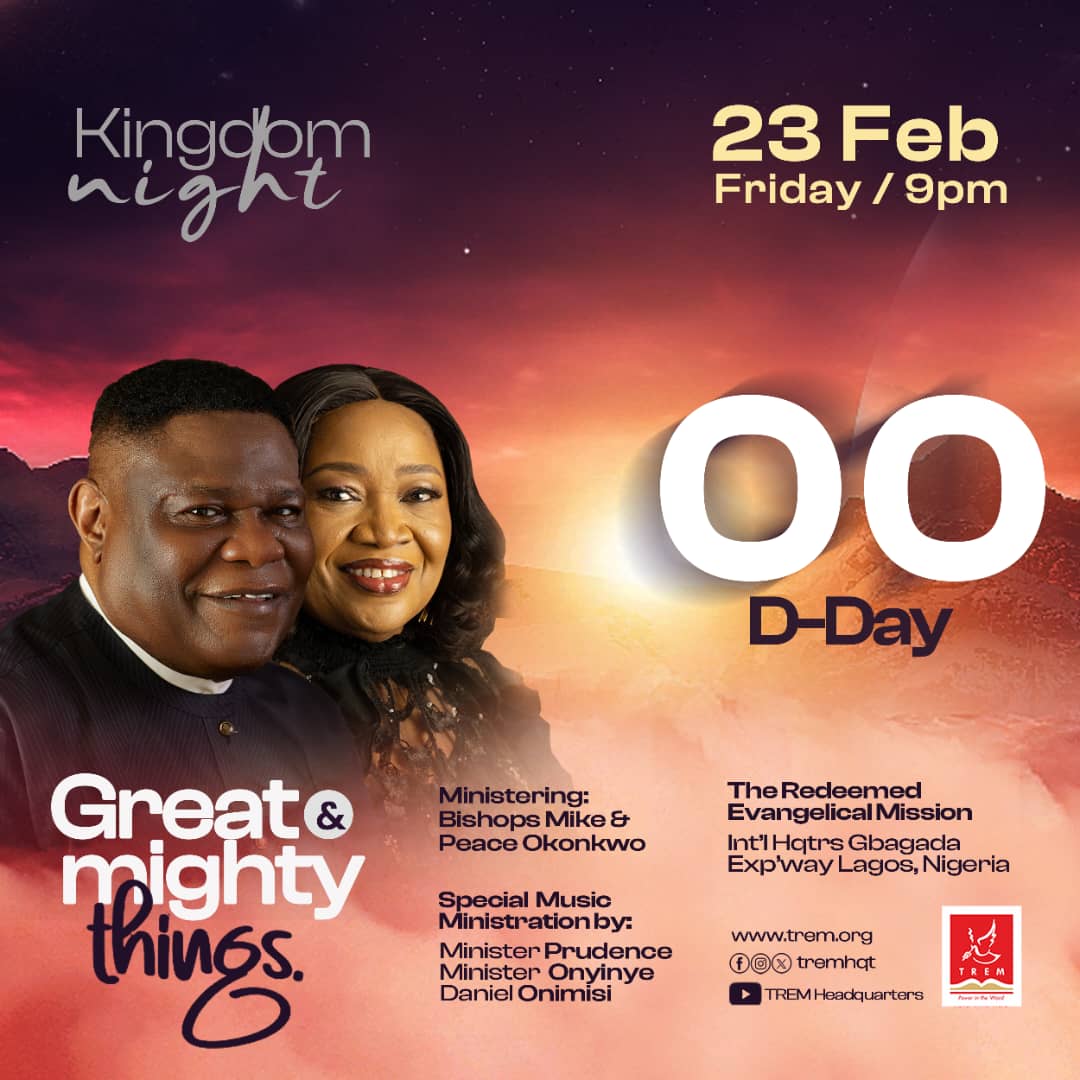 tremaitrd's tweet image. The D-Day for 'Kingdom Night' is here!💃🕺

Are you ready?

Heaven is set! It's an opportunity to be blessed.

Time: 9:00PM prompt.
Venue: TREM International Headquarters.

#TREM
#TREMCovenantHouse
#GreatAndMightyThings