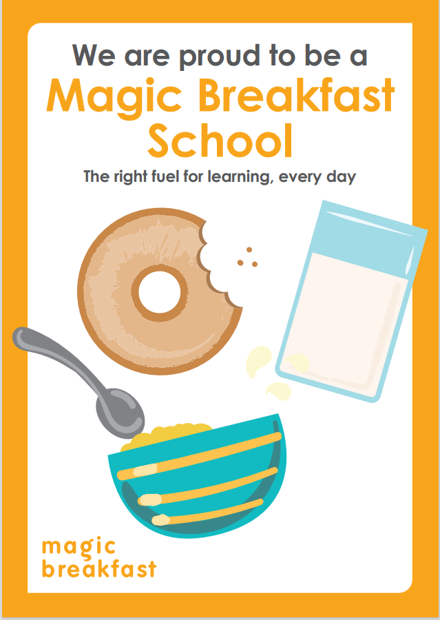 Bishop Young Academy is #proud to be in partnership with Magic Breakfast, providing breakfast to our pupils so that they are ready to learn. We will shortly be offering free breakfast to all year groups and will notify you when this starts. #NoChildTooHungryToLearn