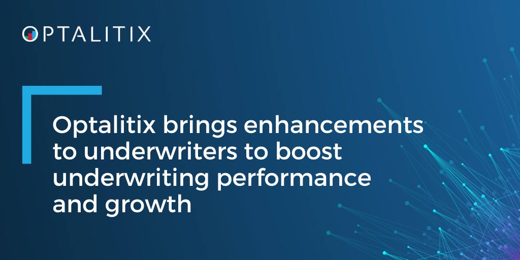 🎉 Exciting News Alert!

🚀 We're thrilled to unveil major enhancements for underwriters, supercharging performance and driving growth!

Discover more about how Optalitix Quote's cutting-edge Flow technology revolutionizes underwriting:

🔗 Check it out: bit.ly/3OREkp6