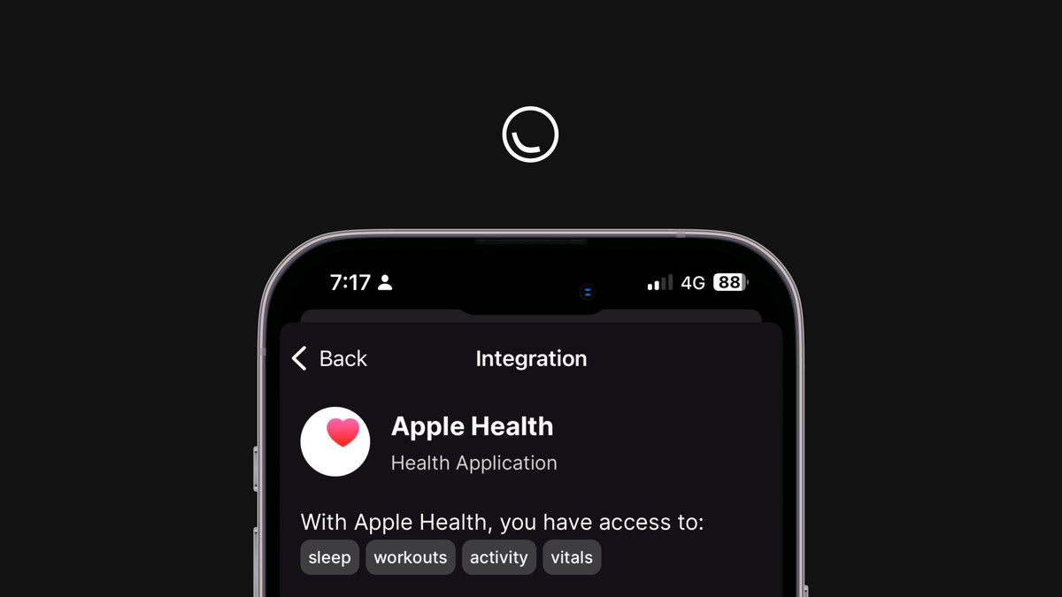 🥳 Apple Health integration is going live today!

Retweet or tag someone below for an invite