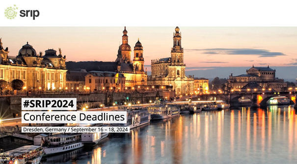 📅 Important deadlines for the #SRIP2024 conference: - Abstract submission & applications for bursaries/prizes: open now, closes 17th March 2024 - Registration opening soon, closes 25th August More information 👉 srip.org/submissions-fo…