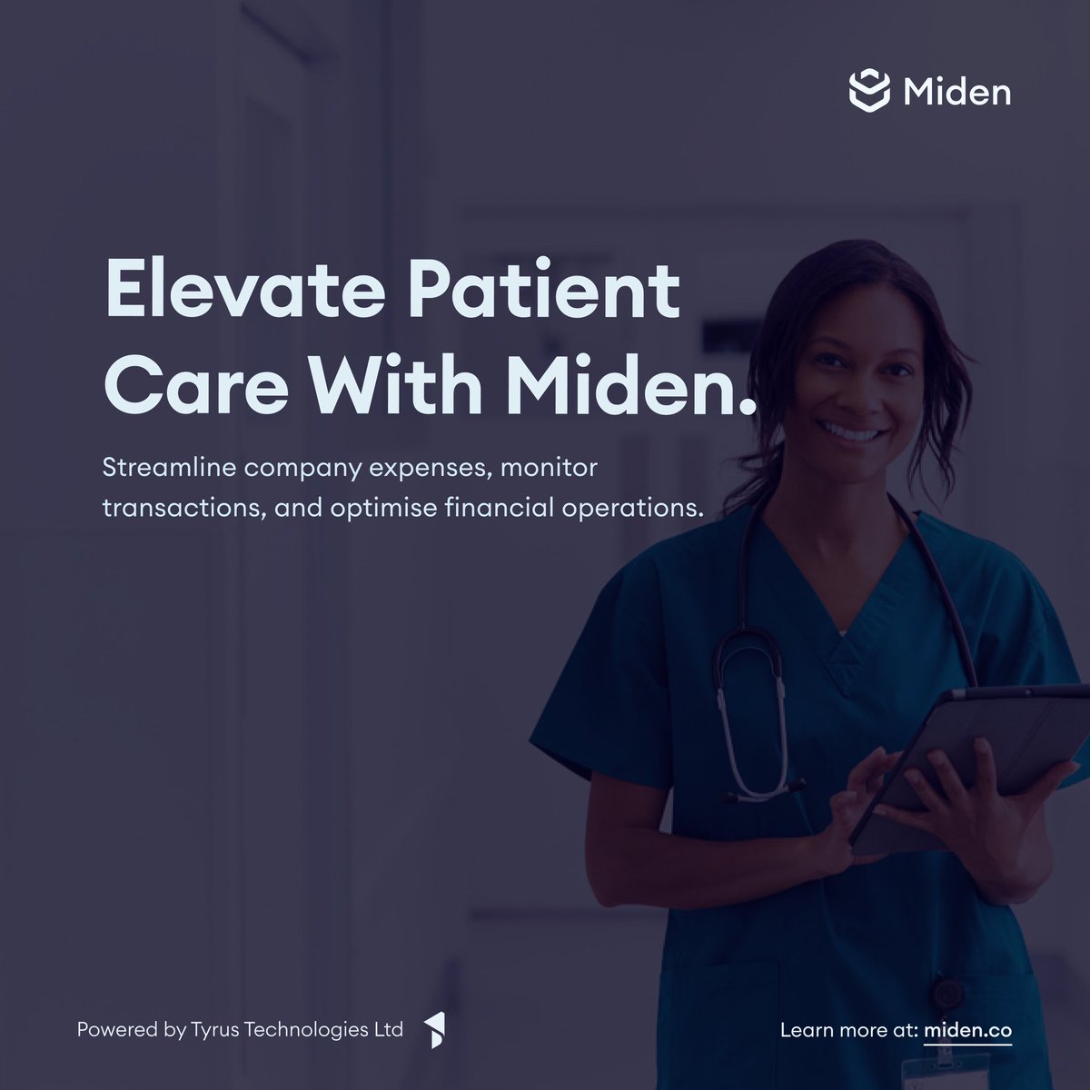 midenhq's tweet photo. Elevate patient care with our innovative solutions. 

Streamline expenses, monitor transactions, and optimize financial operations seamlessly. 

Visit https://t.co/iPbhT1fRex to explore our services and get started today!
.
.
.
#miden #intuitive #business #healthcare #api https://t.co/pVw8ka5KMK